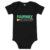 Baby short sleeve one piece - Fairway to Heaven